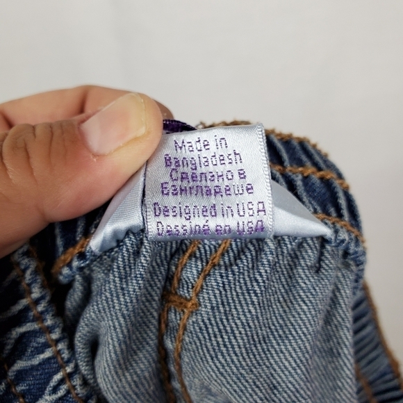 Roaman's reworked cut off jeans distressed bleached shorts sz 18W - Picture 9 of 10